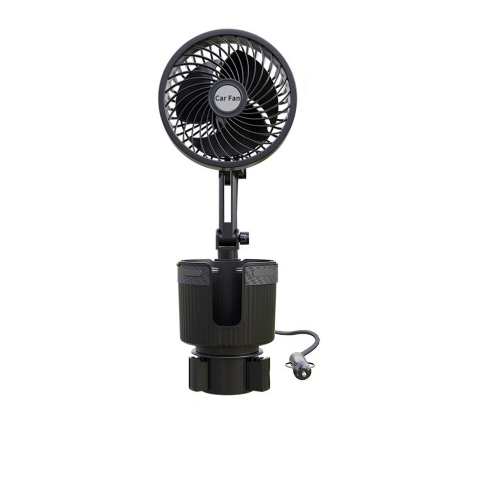 

New Cup Holder Fan Large Insulated For Truck Van Vehicle One Size