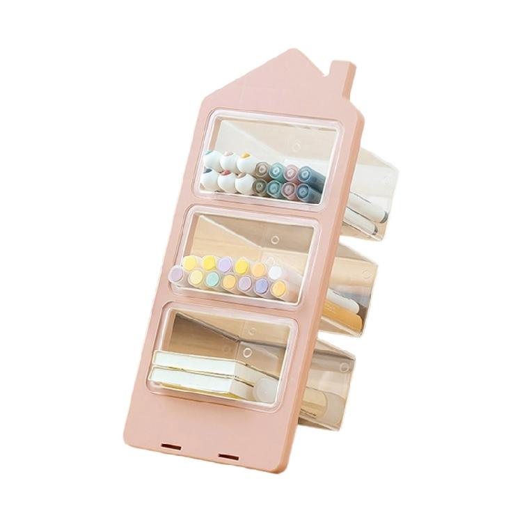 Multifunctional Pen Holder for Student Slanted Pencil Holder Brush Holder Pen Storage Organisers Pencil Storage Box