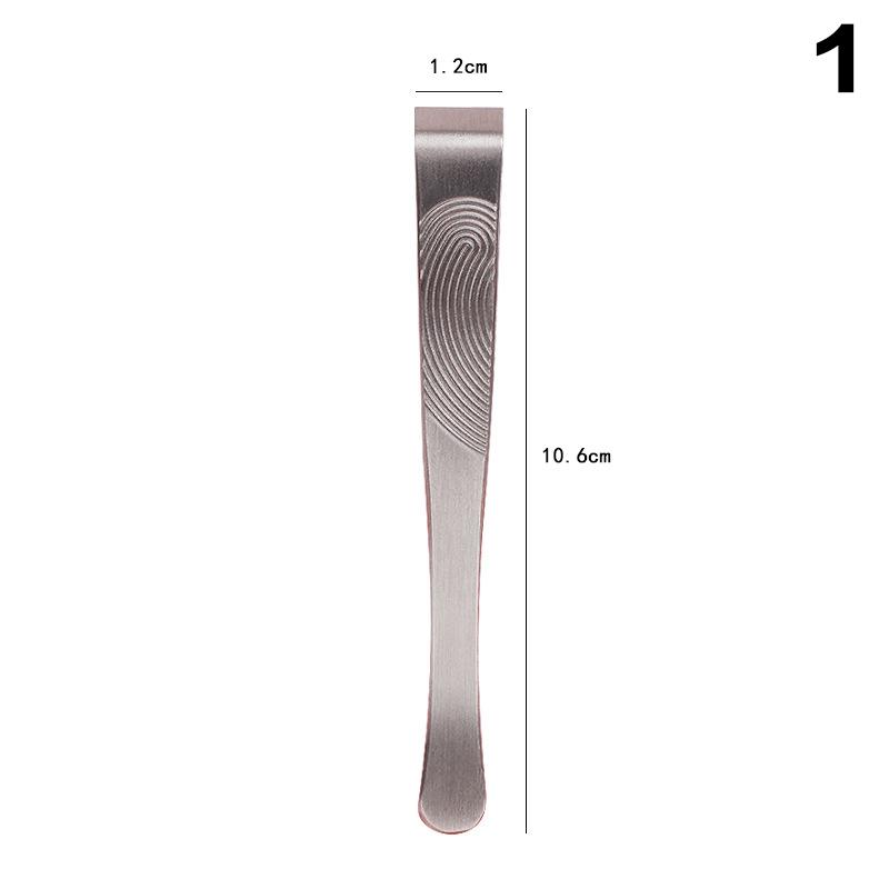 Thickened Stainless Steel Tweezers Beard Eyebrow Hair Removal Facial Hair Plucking Tool Flat Tip Design For Easy Grip Durable