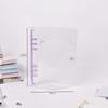 Transparent PVC A5 Planner Cover with Refillable Binder & Zipper Bag