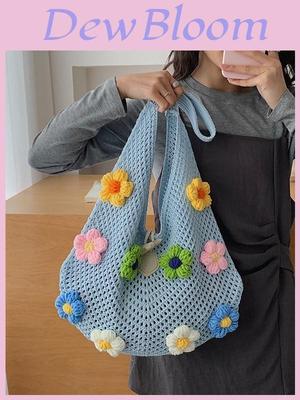 Cotton Tote Bag For Women With Large Capacity For Casual Travel And Beach Days