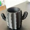 3D Printed Cactus Pen Holder Ins Style Makeup Brush Organizer Desktop Storage Pot  School Decor