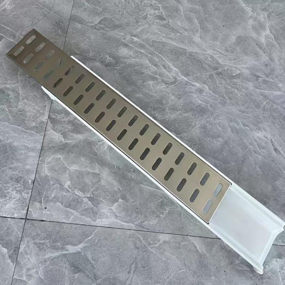 Heavy Duty Finished Drainage Ditch Single/Double Row Linear Drain Kitchen Balcony Courtyard