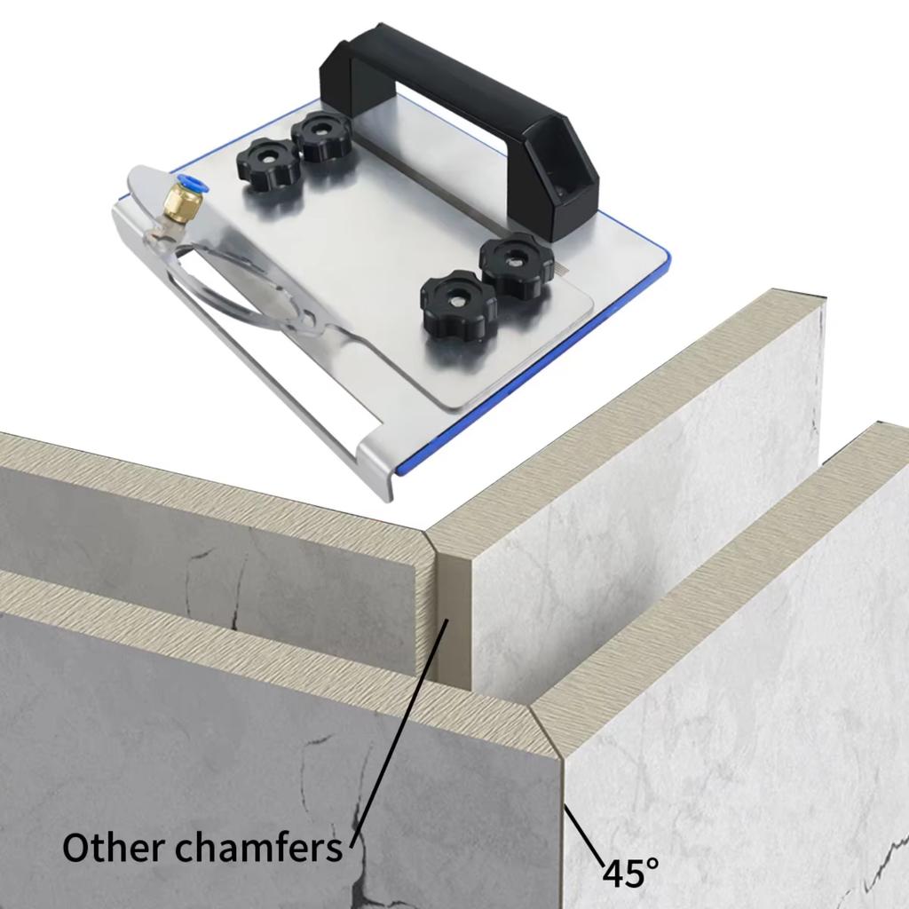 45° Angle Tile Chamfering Tool - Angle Grinder Stand, Tile 45 Degree Chamfer Cutting Cutting Cutting Tile Ceramic Stone