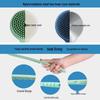 Silicone Long-Handled Bath Brush - Soft Bristle Back Scrubber for Easy Cleaning
