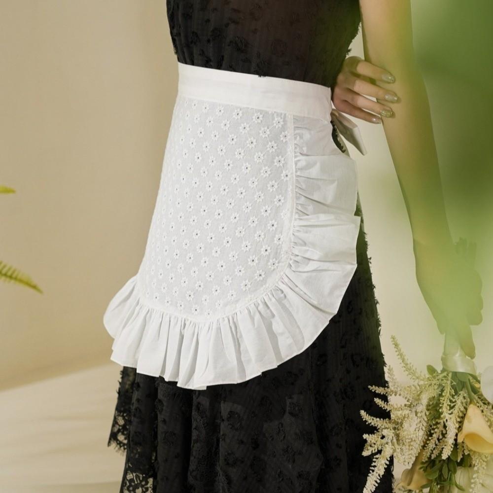 Exquisite Bistro Apron Elegant Waitress Apron Portable Waist Apron  Kitchen