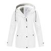 2026 Winter New Slim-fit Hardshell Jacket with Fleece Thickened Warm Women's Windproof Solid Color Coat