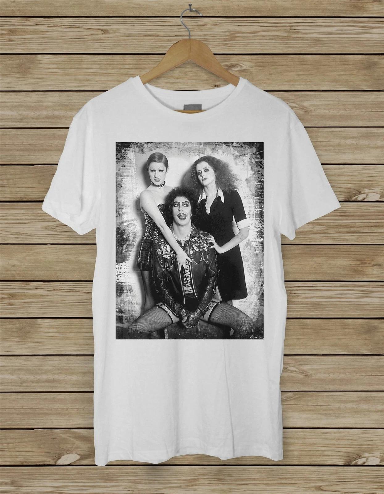 Rocky Horror Picture Show T-Shirt - Large Black & White Photo - Frank N Furter L