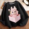 Children's Casual Round-neck Hoodie, Long-sleeved Loose Hoodie for Boys and Girls In Spring and Autumn