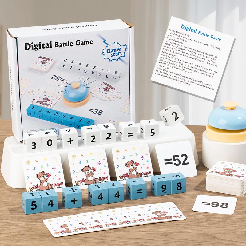 Children s mathematical thinking training, numerical operations, tabletop games, puzzle area toys