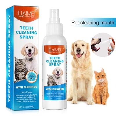 120ml Pet Oral Spray Ingredient Safety Natural Materials Pet Cat Dog Breath