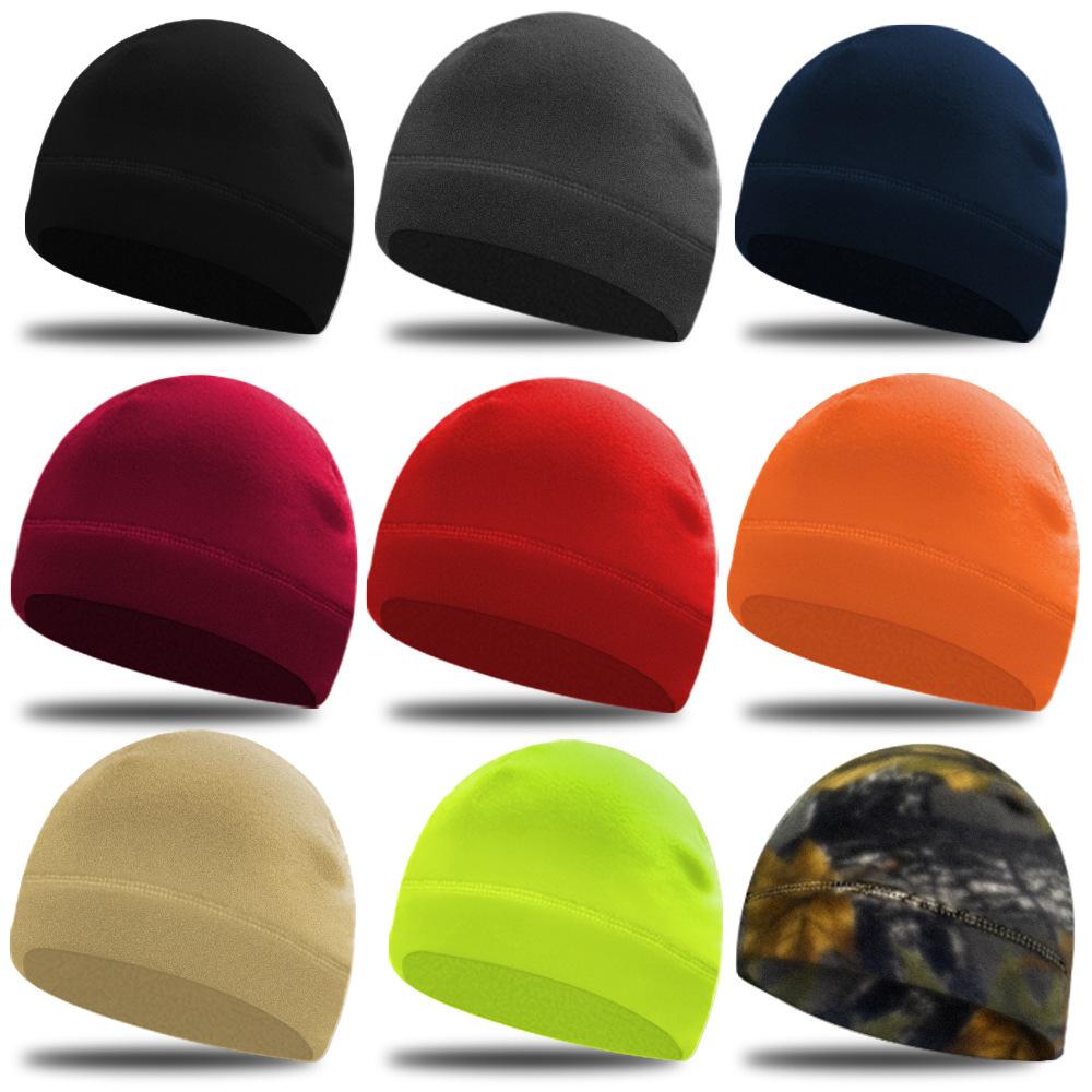 Windproof Velvet-Lined Winter Cycling Hat for Helmets