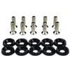 Universal M6 Aluminum Fender Screw Washers Bolts JDM for Automobile Fender Headlight Bumper Car Modified Fasteners Car-styling