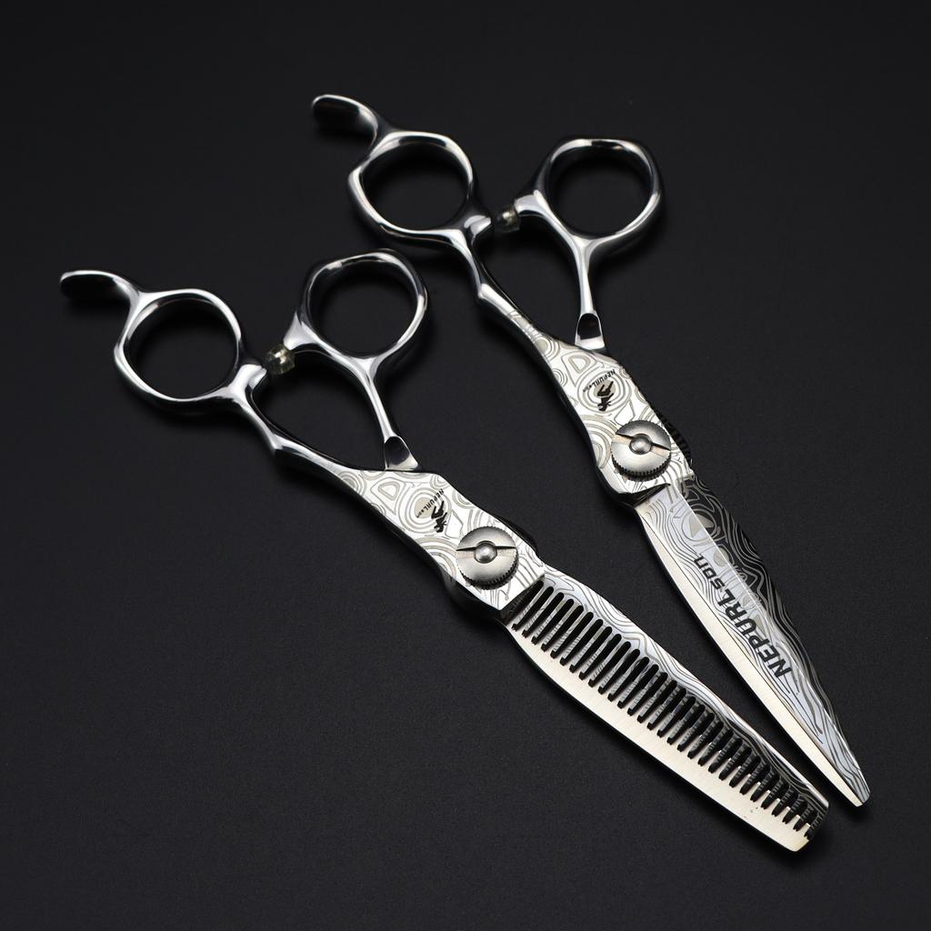 6.0 Inch Nimpson Cdm Hair Scissors, Hair Scissors, Tooth Scissors, Thin Scissors