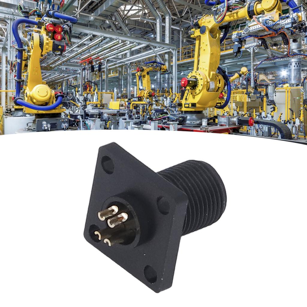 IP67 Waterproof Aviation Connector, 5pcs E7 Aviation Connector Flame Retardant IP67 Waterproof IP67 Waterproof Aviation Connector for Industrial Outdo