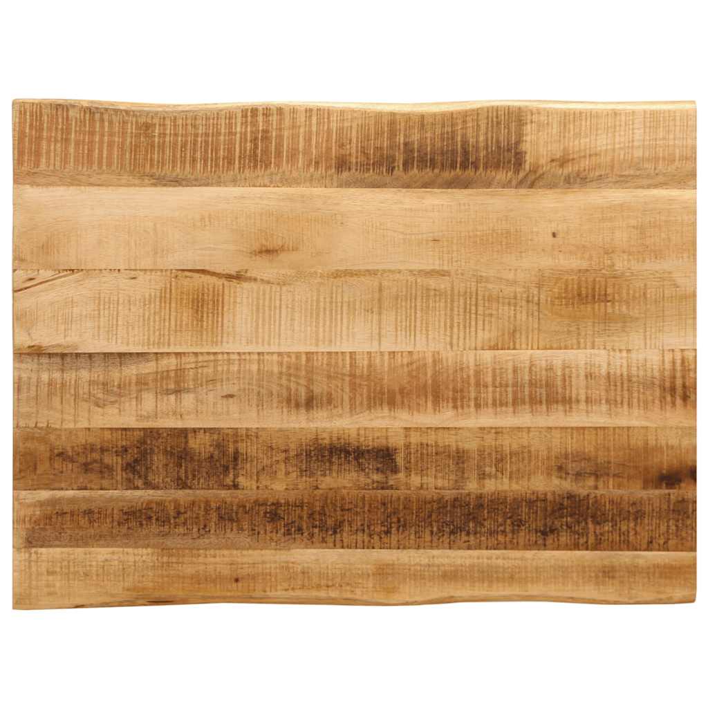 Vidaxl Tischplatte mit natürlicher Kante, 80x60x2,5 cm, Mangoholz