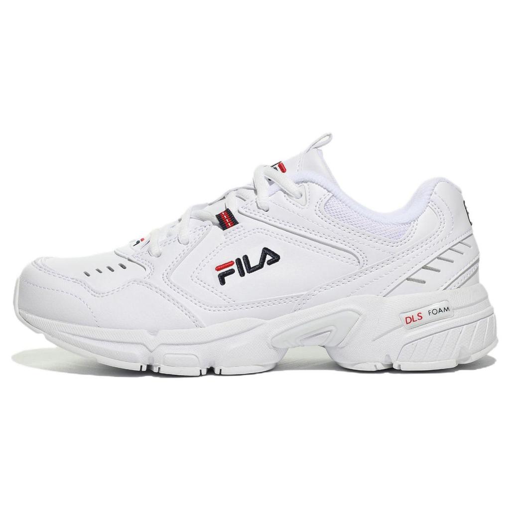 FILA Ranger Fabric Synthetic Leather Comfortable Versatile Low-Top Lifestyle Casual Shoes Unisex sneaker White 1RM02486F_100