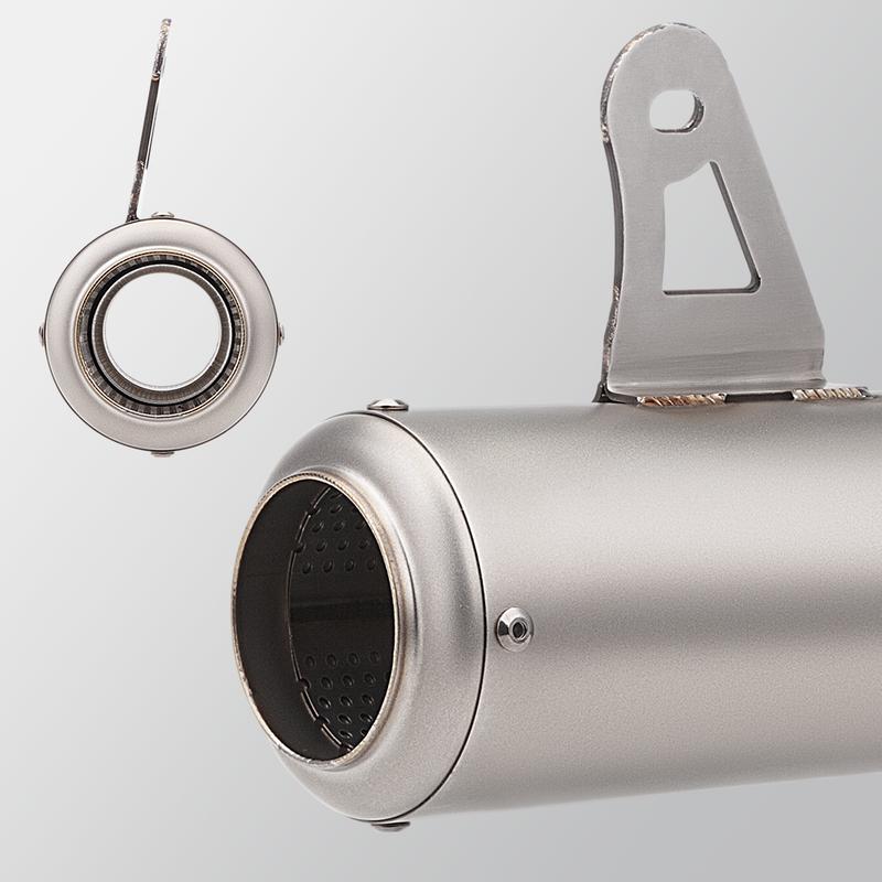 Universal 51MM Titanium Alloy Motorcycle Escape Exhaust muffler  Muffler Slip On for GP-SR8 R3 R25 Z900,PCX125 100CC,125CC,ZT125