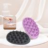 Hair Washing Brushes Silicone Scalp Massager Oval Design with Soft Bristles Scrubber Brushes for Different Hair Type