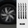 Reflective Sport Stickers for Car Motorcycle Wheel Hub Glow-in-the-Dark Colorful Modification Night Light Car Decals