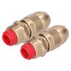 2Pcs Adjustable Watering Sprinkler G1 2 Male Thread Garden Lawn Brass Sprayer Nozzle