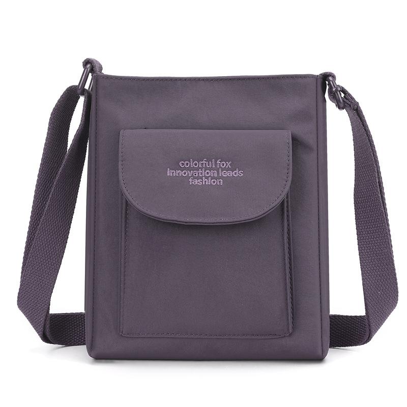 Shoulder bag casual versatile simple messenger bag women's leisure commuting printable mobile phone bag