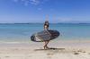 Igarashi Paddling Board 166 x 66cm, inflated size approximately 165 x 61 x 16cm (18cm thick including handles)