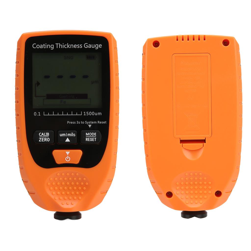 1500um Handheld Coating Thickness Gauge Tester Automobile Paint Thickness Measuring Instrument