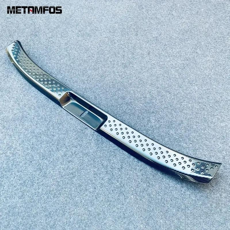 For Toyota Sienta 2024 Interior Rear Trunk Bumper Foot Plate Tailgate Door Sill Scuff Guard Plate Car Accessories