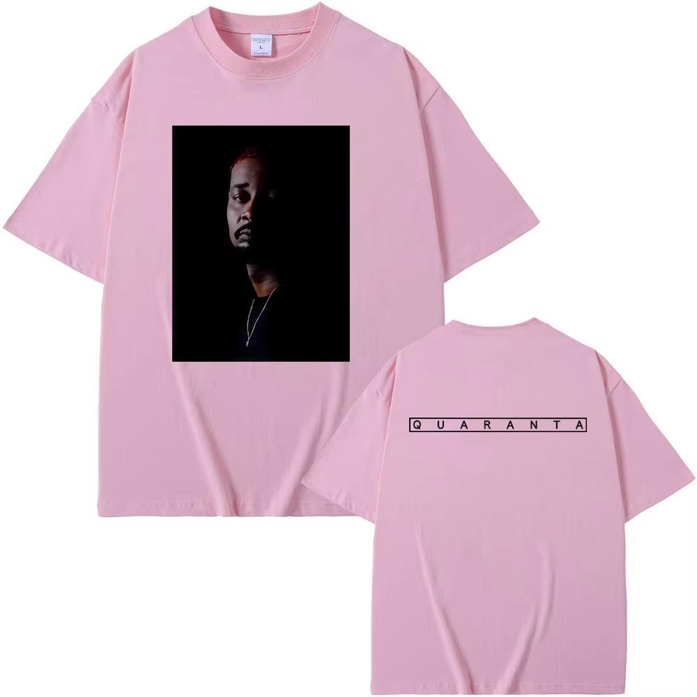 Rapper Danny Brown Quaranta Album Graphic Tshirt Unisex Women Hip Hop Fashion Casual Short Sleeve T Shirt Male Pure Cotton Tees