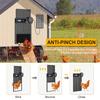 Automatic Chicken Coop Door Solar Powered, LCD Display Automatic Chicken Door with Timer Aluminum Alloy Chicken Door with Remote