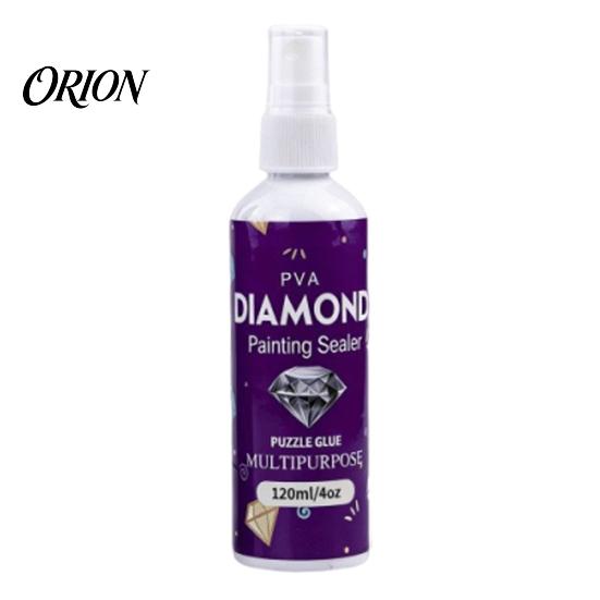 Transparent Diamond Glue Art Sealer Spray, Quick-Drying Permanent Protective Glue, Enhance Luster Painting Supplies for DIY Crafts Puzzles And