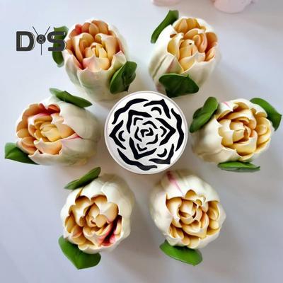 Russische Spritztüllen, Rosenblumen-Spritztüllen, Edelstahl, extra große Zuckerguss-Spitze, Spritztüllen zum Dekorieren von Kuchen und Zuckerguss