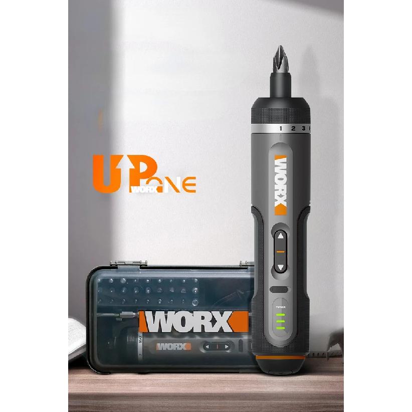 Worx 4V Electrical Screwdriver Sets WX242 Smart Cordless Electric Screwdrivers USB Rechargeable Handle 30 Bit Sets Power Tools