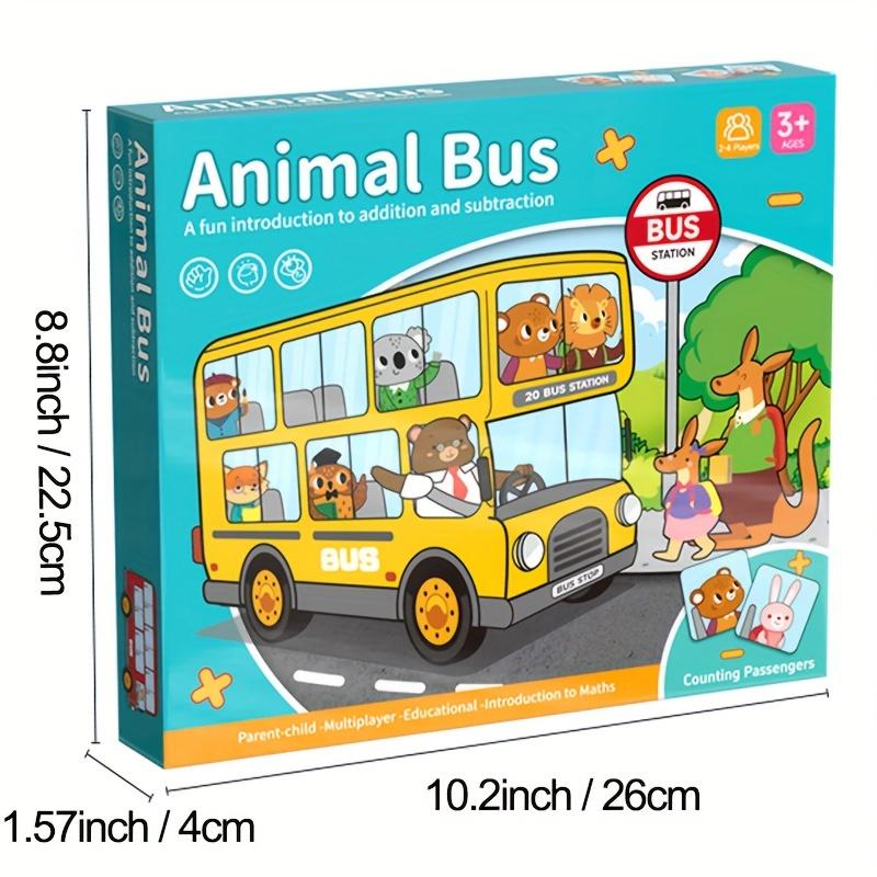 

Animal Bus Stop Game, Addition And Subtraction Numbe Gamer Math Games, Preschool Games Car Toys For 3+, Pick Up And Drop Off Passengers On Bus Game