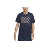 Nike Logo Print Comfortable Quick-Dry Basketball Short Sleeve T-Shirt Men Tops Obsidian HF6072451