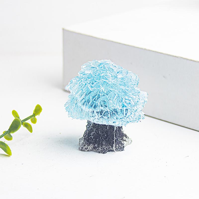 1Pc Natural  Stone Mushroom Tree Statue Reiki Stone Figurine Home Office Decoration