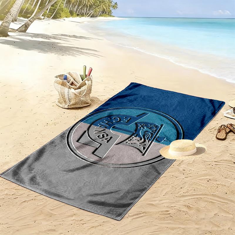FC Hansa Rostock Druck Strandtuch, Großes Weiches Schnelltrocknendes Handtuch für Strand Camping Schwimmen