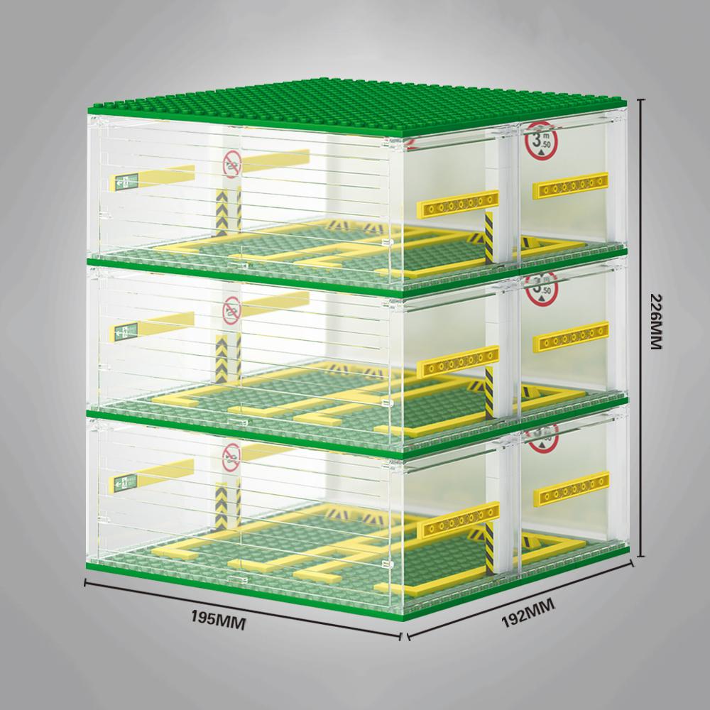 Non-Toxic Sembo Block City Sports Cars Garage Building Blocks Moc Supercar Racing Parking Lot Diy Vehicle Storage Box Bricks Kids Toys