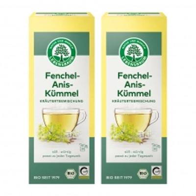LEBENSBAUM Fennel & Anise & Kummel Tea 20 Tea Bags X 2 Packs