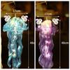 Jellyfish Lantern Mid Autumn Lantern Festival Handheld Bunny Lantern Finshed Lampions Outdoor Chinese Lantern Garden Yard Decor