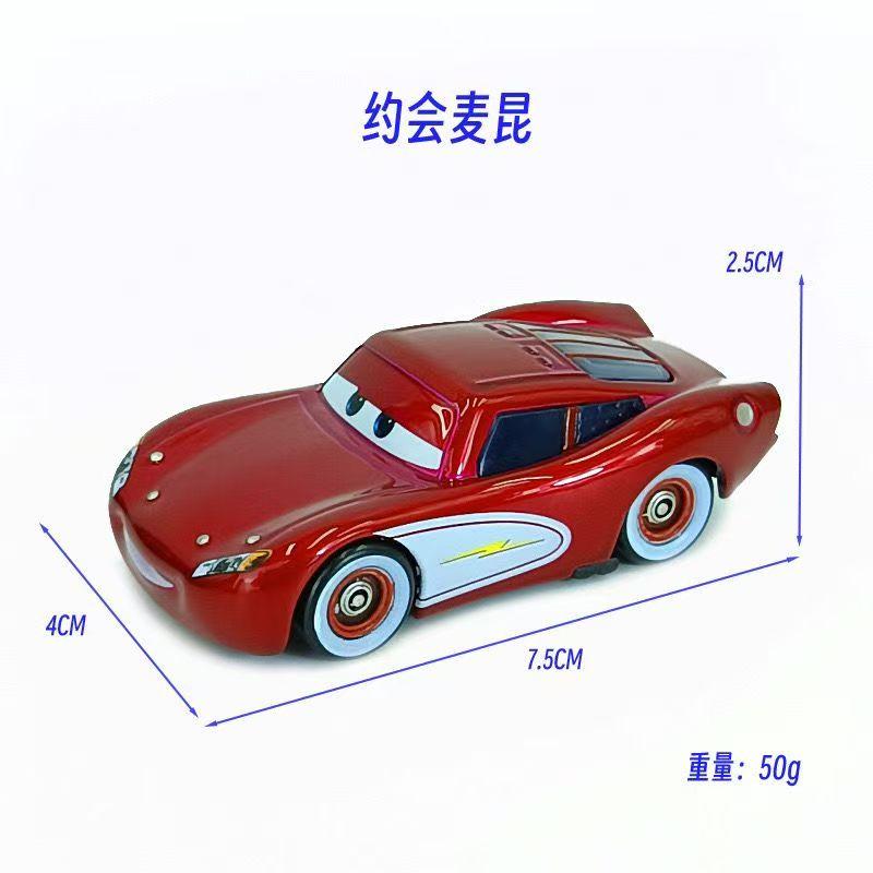 Cars Lightning McQueen Alloy Metal Mater Model Car 1:55 Diecast Jackson Storm Vehicle Collectible Ornament Model Toy Car Gift