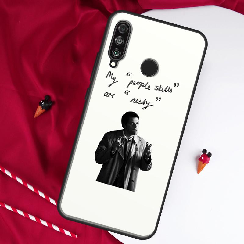 

Чехол Ангел Кастиэль Сверхъестественное для Huawei Nova 9 SE 10 5T Y90 Y70 Y60 Y61 Y91 Y72 12i 12s 11i P60 Pro P20 P30 P40 Lite Huawei Nova Y90