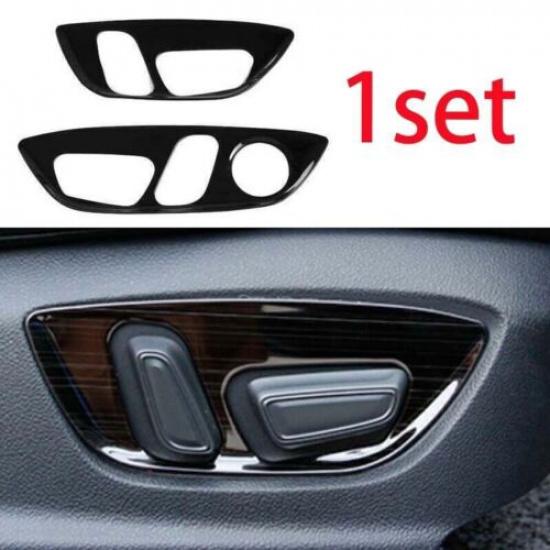 Seat Adjustment Handle Panel Trim For Toyota Camry 2018- Titanium 2PCS Black