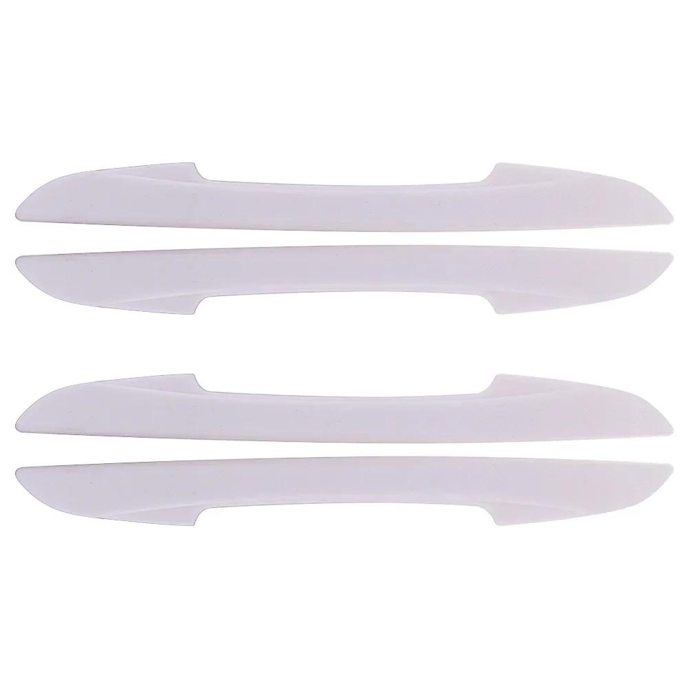 4 stücke Autotür Schutzaufkleber Streifen Carbon Fiber Look Antikollisionsschutz Autotür Kanten kratzfeste Aufkleber