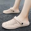 Flat Hole Eva Shoes Cheap Liquidation Y2k Fun Clappers Slippers for Men 2025 Comfortable High Quality Casual Sandals Man