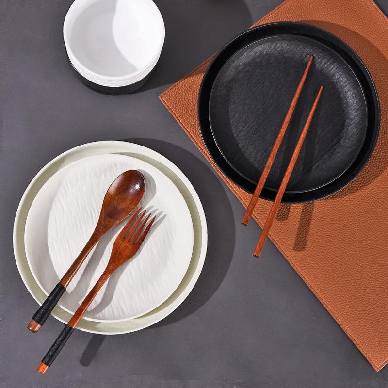 Creative Premium-Feel Stone-Patterned Home Dining Shallow Platter