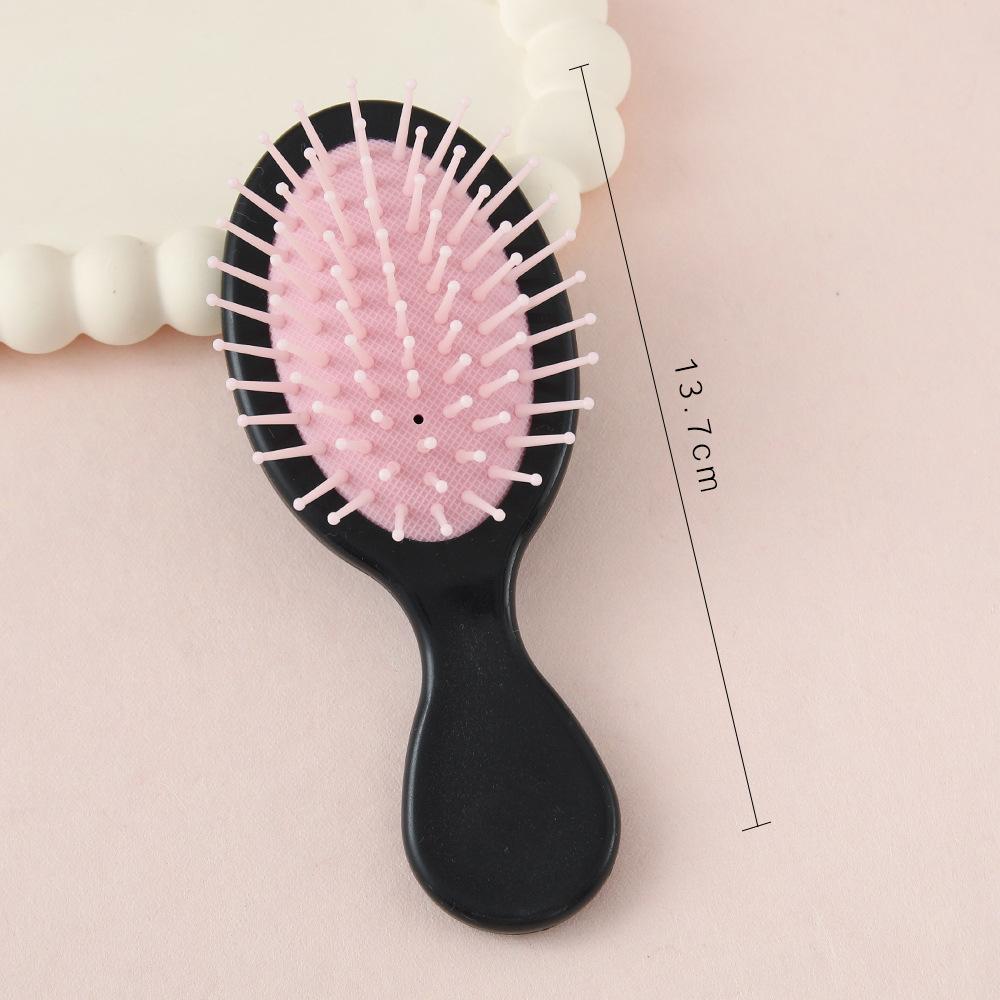 Mini Air Cushion Hair Brush Macaron Colored Portable Detangling Comb Custom Logo Hairbrush with Plastic Handle for Home Use