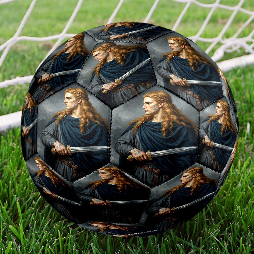 Heroes of Gaul Theme Size 5 Soccer Ball, Suitable for Both Indoor and Outdoor Matches, a Gift Suitable for Everyone.