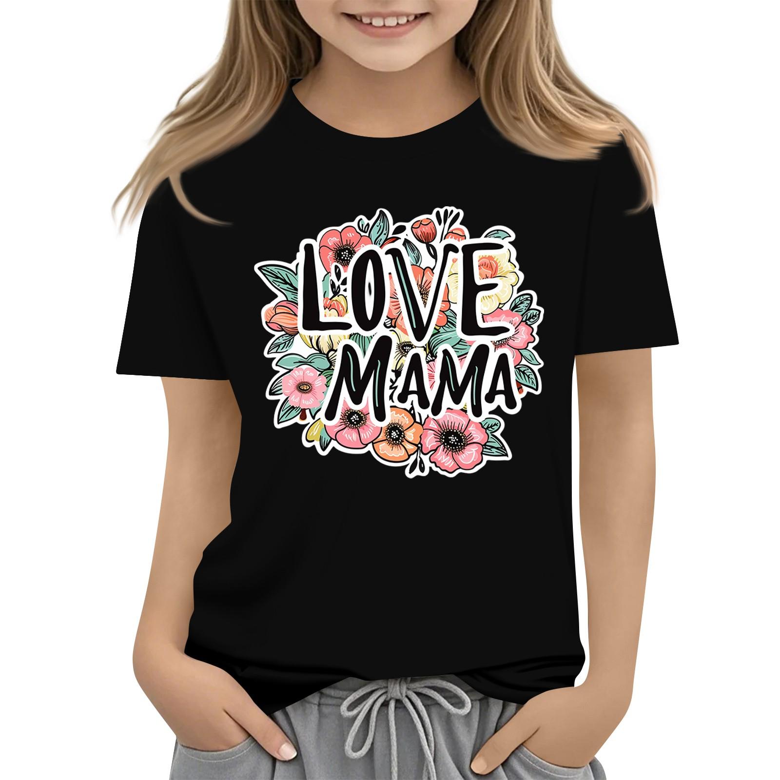 

Детская модная повседневная футболка с круглым вырезом и короткими рукавами 150 чёрный